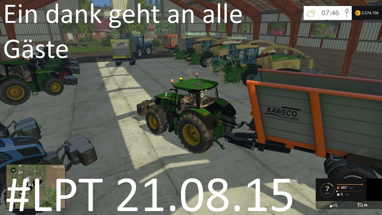 Let's Play Together Landwirtschafts Simulator 2015 #21.08.15 [Deutsch] - Dank an alle