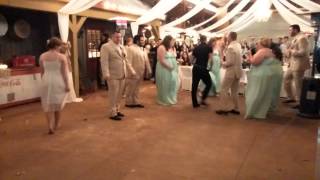 Dirty dancing wedding homage