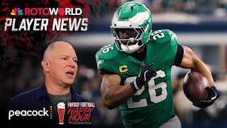 Saquon Barkley not offering same production for Eagles | Fantasy Football Happy Hour | NFL on NBC