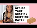 How To Calculate Shopify Shipping Rates  | International Shipping | Chinyere Ibelegbu