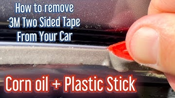 How to Remove 3M Two Sided Tape from Anywhere - Using Household Items