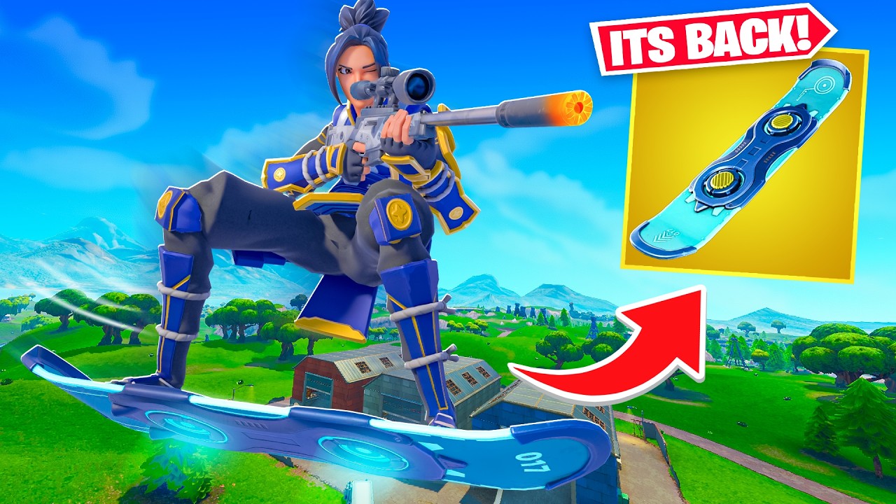 The Driftboard is BACK in Fortnite!