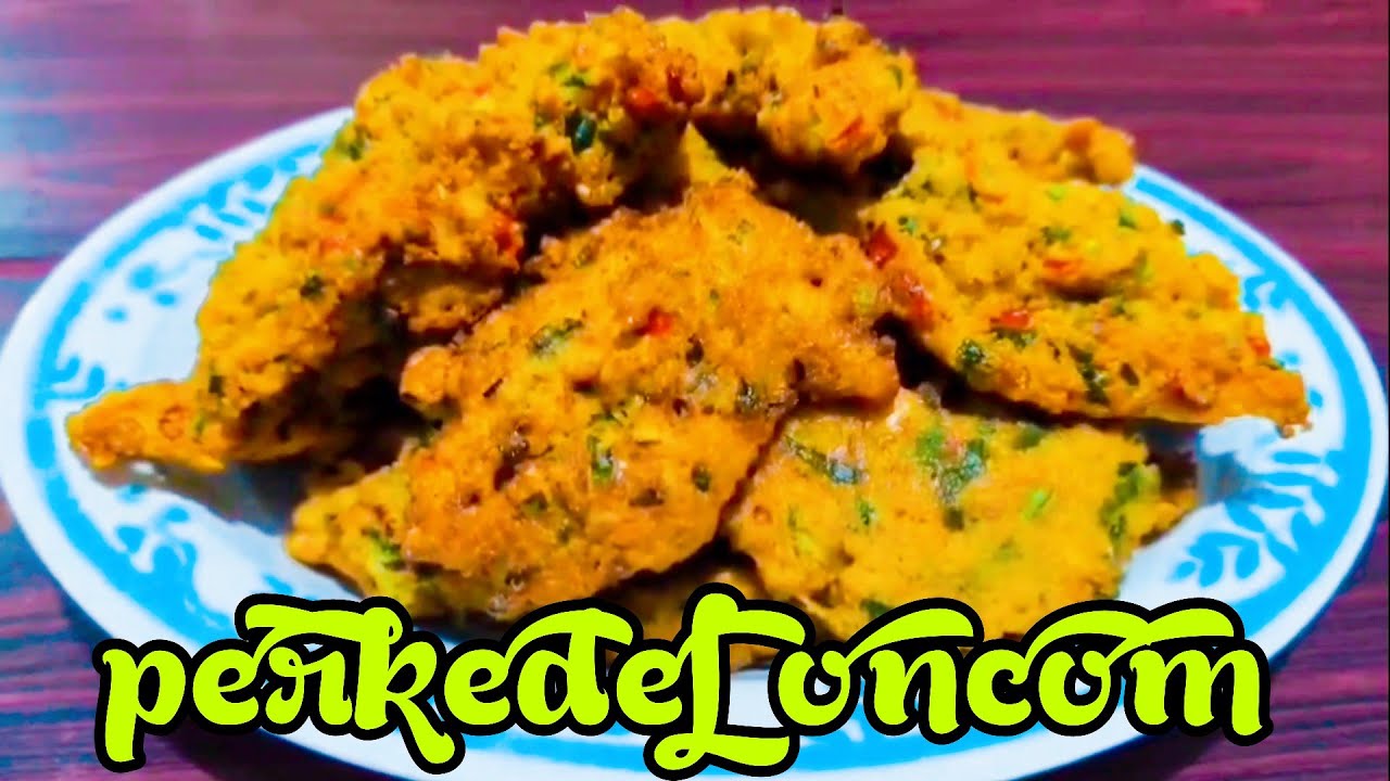 Perkedel oncom enak banget