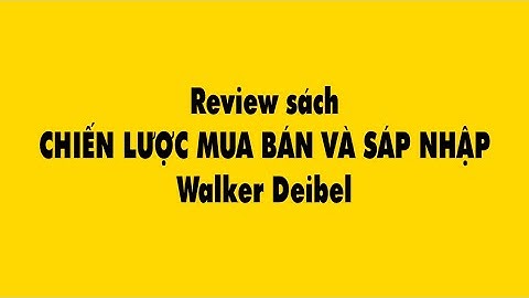 Bài tập môn mua bán và sáp nhập