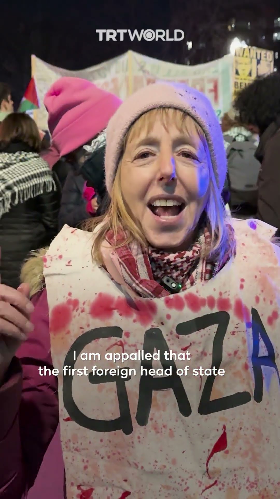 Activists protest against Trump’s colonial plan for Gaza