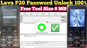 lava p20 password unlock free tool
