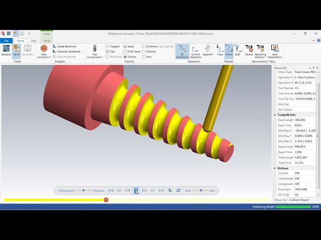 tiện trục C trên mastercam