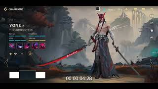 Yone Animation Sound Redesign