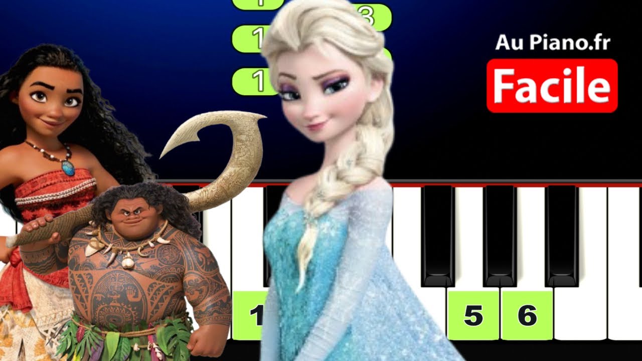 3 Chansons de Disney Faciles à Apprendre au Piano