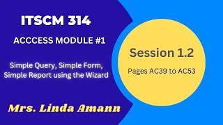 Access Module 1 AC39 to AC53