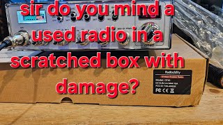 Radioddity qt40 scratch and dent special at full price. Wtf!