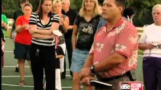 Friends, family hold vigil for victim