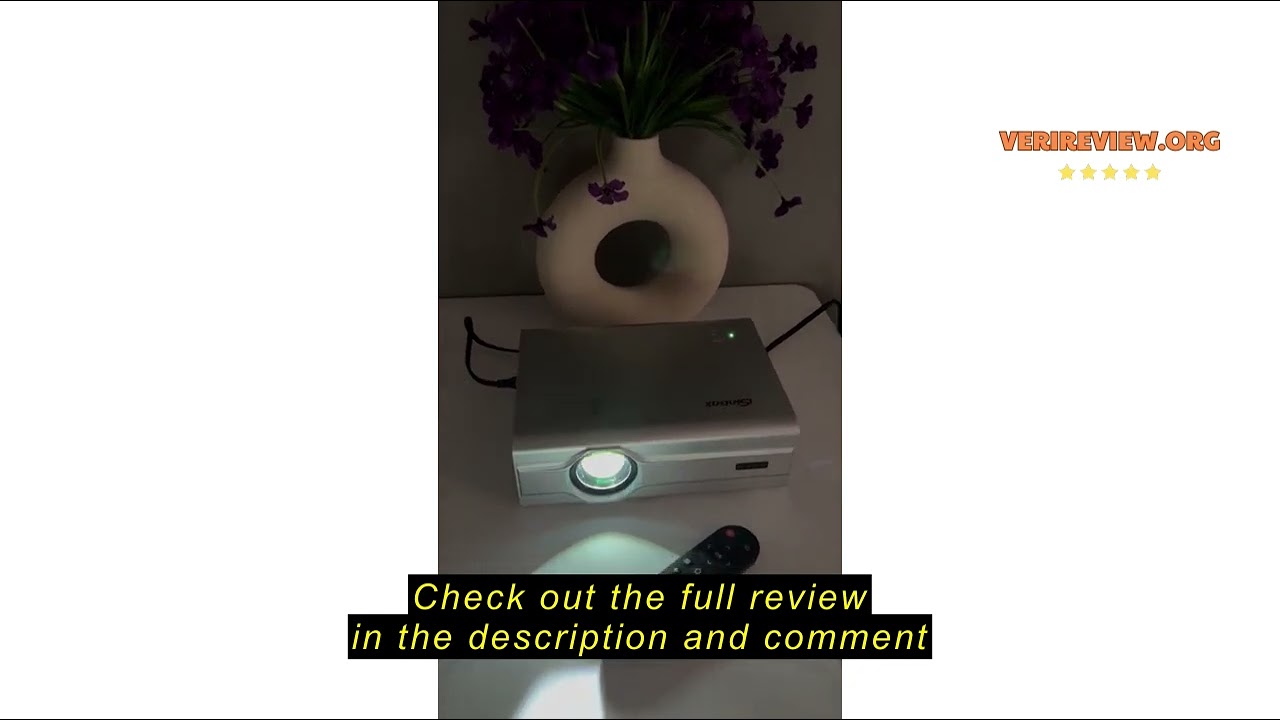 Review [Auto Focus/4K Support] Projector with WiFi 6 and Bluetooth 5.2, 850ANSI Native 1080P Outdoor