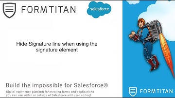 Hide Signature line when using the signature element