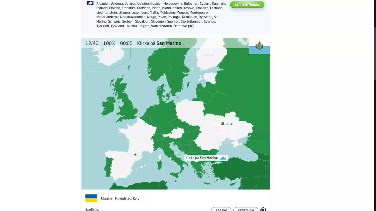 Seterra europe countries in 25 390 youtube
