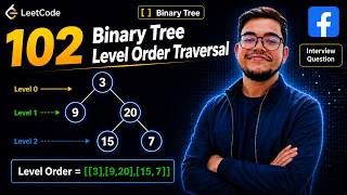 Level Order Traversal of Binary Tree | Leetcode 102 – Bangla | Facebook Interview Question | BFS