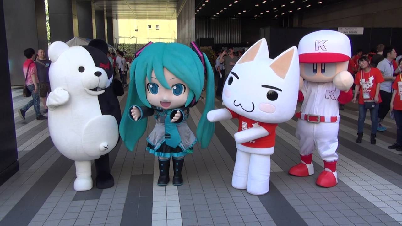 着ぐるみ ファミ通フェス】着ぐるみ全員集合だよﾐｸﾀﾞﾖｰ - YouTube