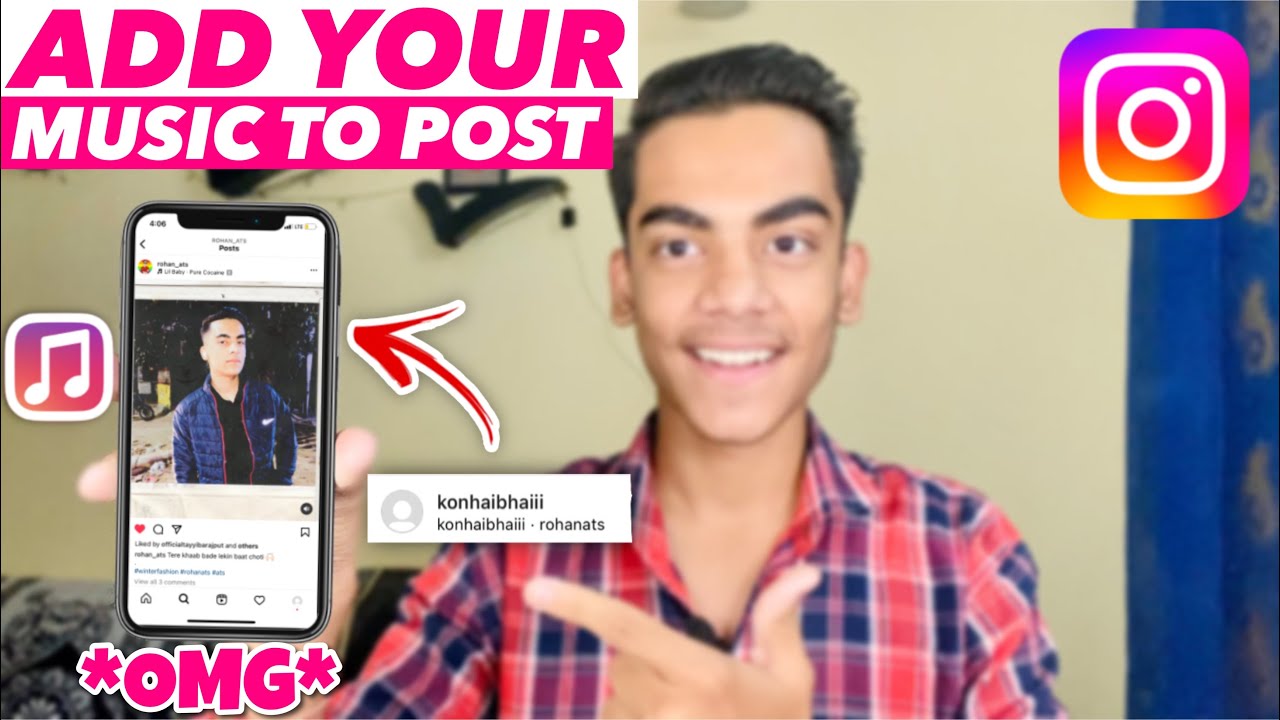 Add Your Own Song in Instagram Post | How To Add Your Own Music To ...
