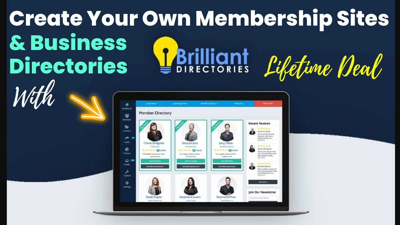 Brilliant Directories Lifetime Deal The GameChanger for Membership site Owners YouTube