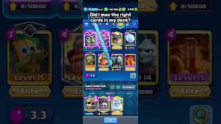 I Maxed 2 Cards In My Deck