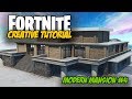 Fortnite Creative Tutorial: Modern Mansion Build #4