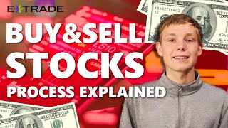 How to ACTUALLY trade stocks for beginners (Etrade buying/selling TUTORIAL)