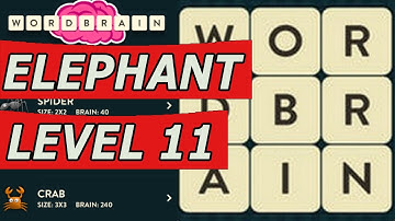 WordBrain Elephant Level 11 Answers (Android/IOS)