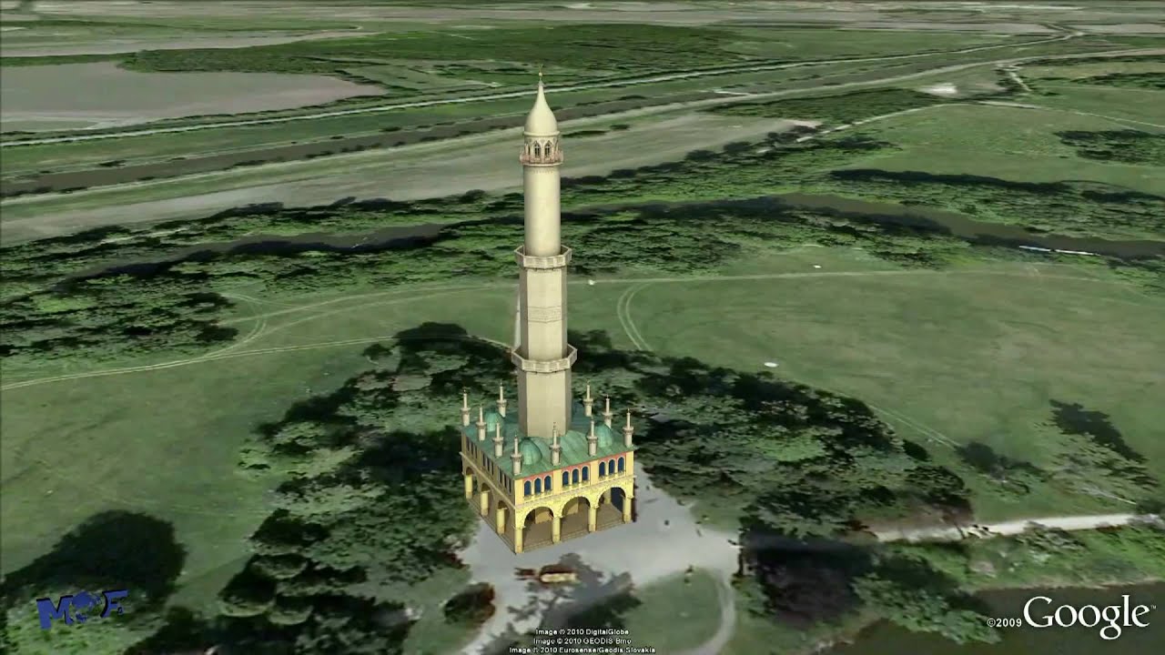 Liechtenstein´s Minaret 1797-1804 Eisgrub · Lednice Garden of Europe · Unesco Czech Heritage