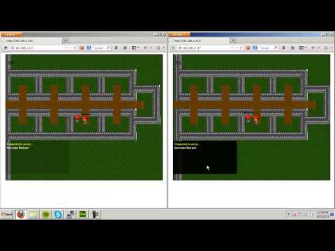 Simple HTML5 rpg game update - Networking
