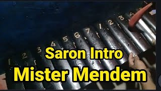 Belajar main Gamelan Jawa Demung Saron intro Mister mendem.