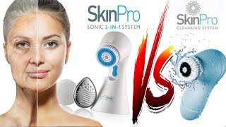 Skin pro VS Skin pro sonic 3 in 1 جهاز تنظيف البشرة سكين برو سونيك
