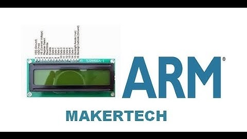 interface lcd with arm7