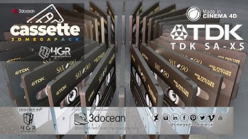 Cassette TDK SA XS 1992 made in Cinema 4D #12