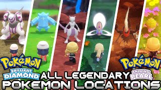 All Legendary Pokémon Locations in Pokémon Brilliant Diamond & Shining Pearl