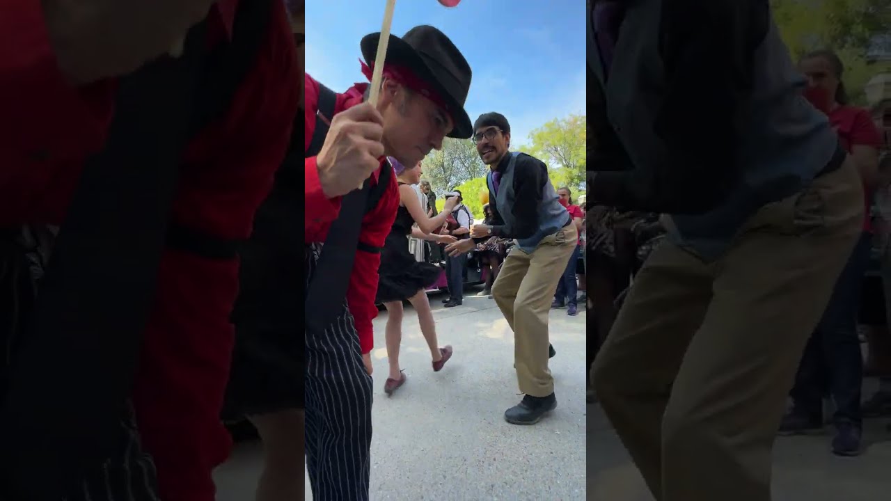 Cabaret Rodante 2023 Retiro | @lavandajazzband Bailando Swing a tope