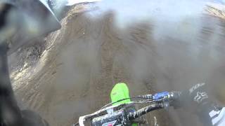 Motocross @ Uringe - Sweden 2012-03-17 (2011 Kawasaki KX 450F) Muddy as hell ;)