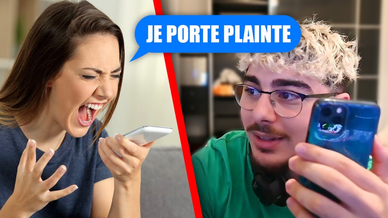 Elle porte plainte car je découvre qu'elle trompe son mec en live - YouTube
