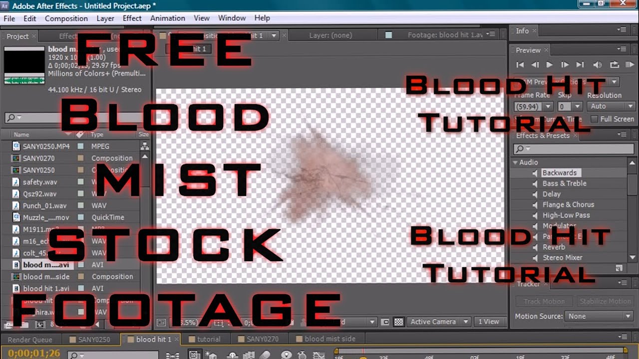 Free download blood after effect