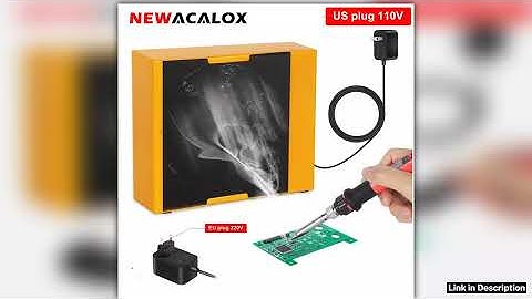 NEWACALOX 30W Solder Fume Extractor Smoke Absorber Remover Smoke Prevention Absorber DIY Working