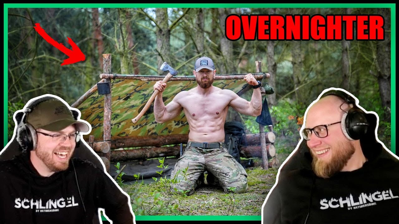 Bushcraft & Survival Techniken ausprobiert! | Naturensöhne reagieren auf @FritzMeinecke