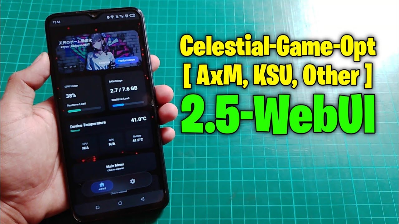 Update Terbaru Plugin AxManager🎮Celestial-Game-Opt [ AxM, KSU, Other ] 2.5-WebUI