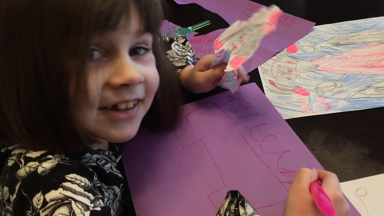 Our First Video Making a Bath Tub Craft for paper doll Alisafic YouTube