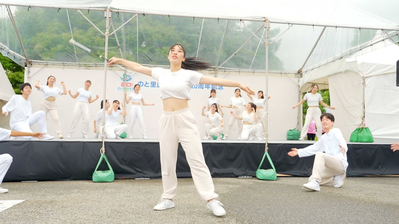 【4K60P】 日本航空高等学校石川ダンスカンパニー ⑥ @ のと里山空港 開港20周年記念イベント  2023/07/08