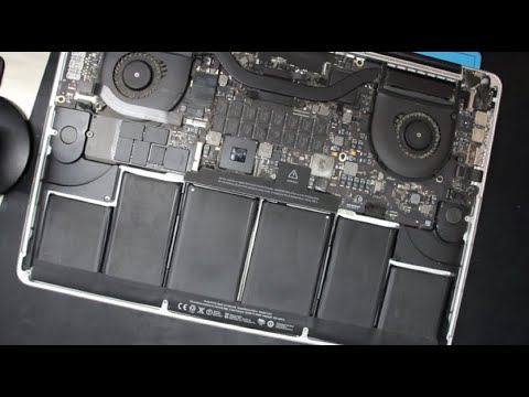MacBook Pro 2012 15in A1398 バッテリー交換修理