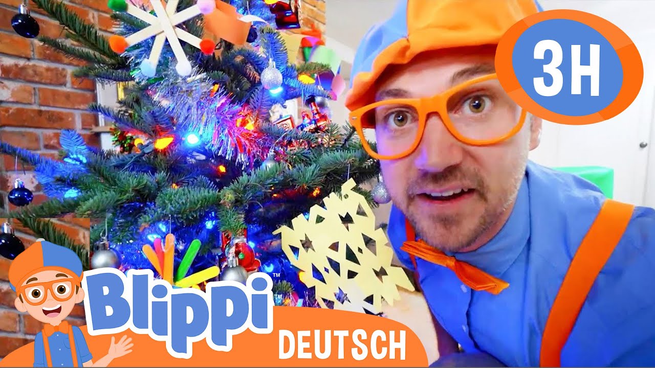 Weihnachtsbaum | Kinderlieder und Cartoons | Blippi  | Moonbug Kids Deutsch