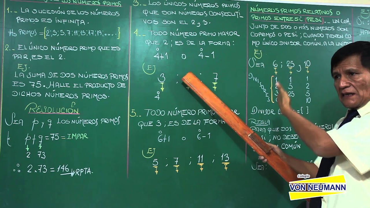 ARITMETICA - Clasificación de los enteros positivos - [HD]