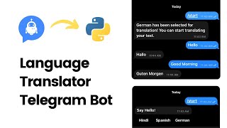 🤖 How To Create A Language Translator Telegram Bot Using Python | Telegram Bot