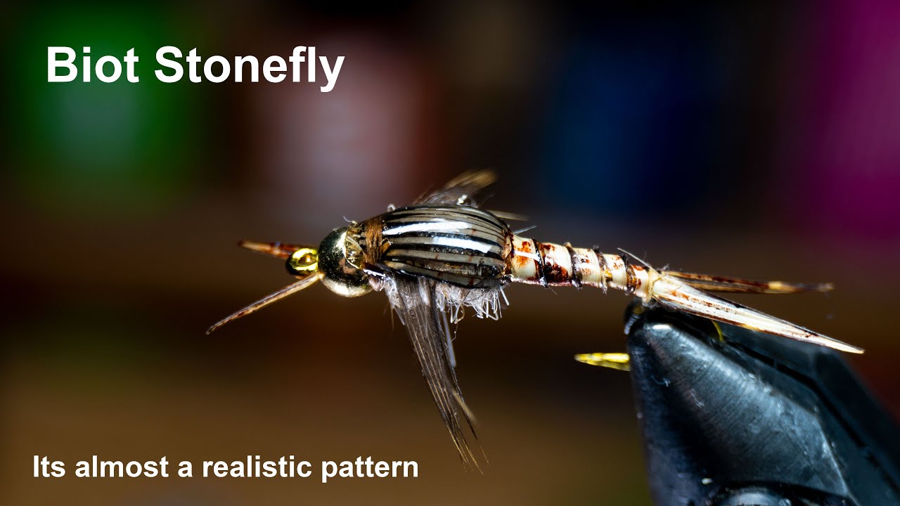 Biot Stonefly - Semi realistic pattern that just works - McFly Angler Fly  Tying Tutorial 