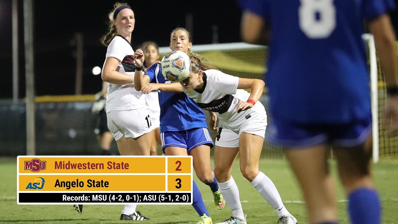 Women's Soccer Video Recap Angelo State 3, MSU 2 YouTube
