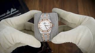 AP Royal Oak 33mm Quartz Two-Tone Rose Gold